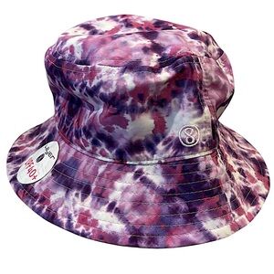 Layer 8 Toddler Girls Tie Dye Bucket Hat UPF 40+ Pink & Purple - New with tags!